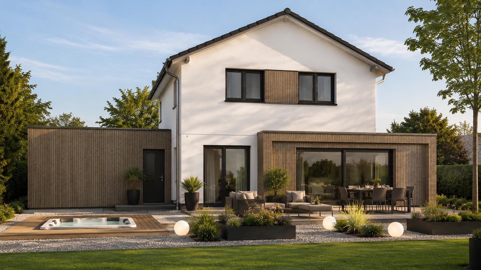 WOLF-Haus KI-Visualisierung Einfamilienhaus