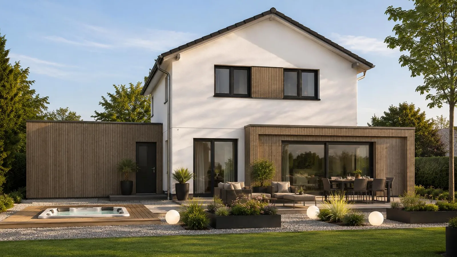 WOLF-Haus KI-Visualisierung Einfamilienhaus